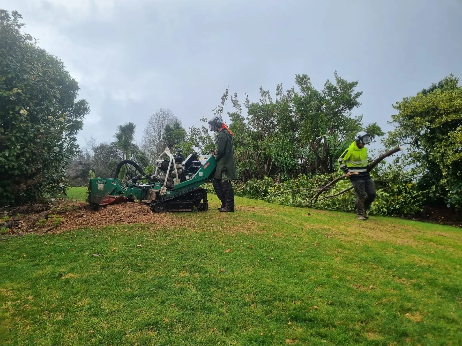 Stump grinding